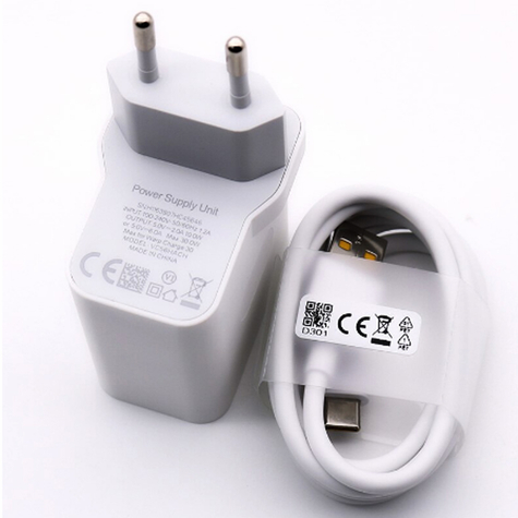 Oppo Warp Charger + Cable Tipo C 30w Blanco Fast Charger