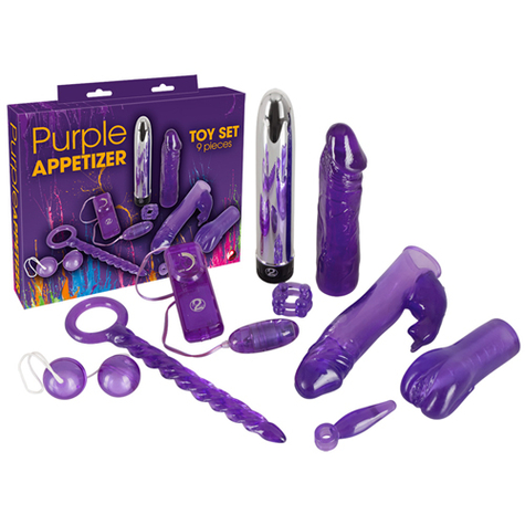 Purple Appetizer - Set De 9 Piezas