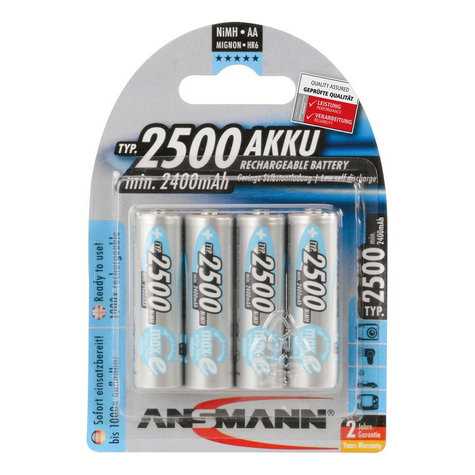 Batería Ansmann Mignon 2500mah             