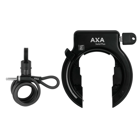 Frame Lock Axa Solid Plus Black