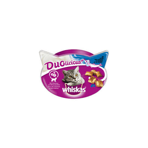Whiskas Snack Duolicious Con Salmón Y Yogur 66g