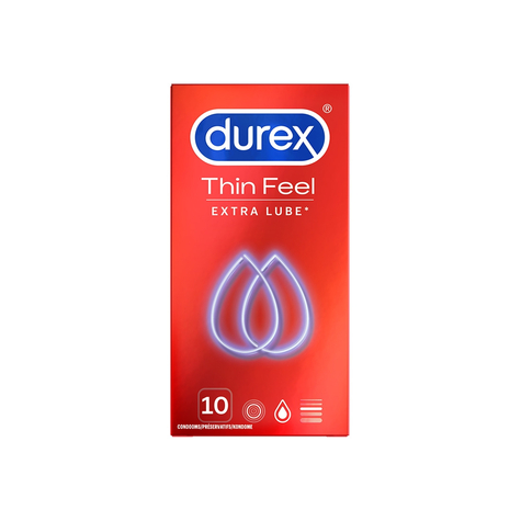 Preservativo Thin Feel Extra De Durex - 10 Preservativos