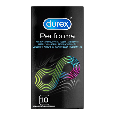 Preservativos Performa De Durex - 10 Preservativos