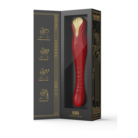 King Vibrating Thruster Wine Red