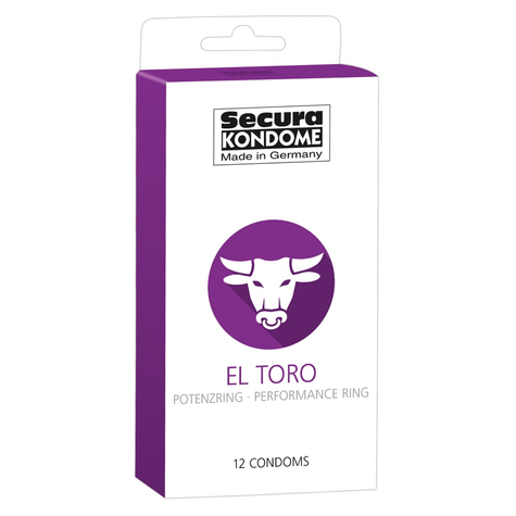Preservativos : Preservativos Secura El Toro - 12 Piezas