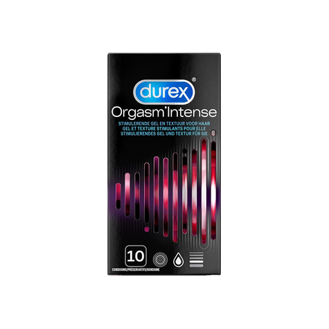 Condones Orgasmos Intensos Durex - 10 Condones