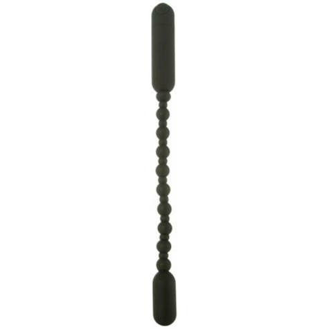 Booty Beads Vibrating Anal Beads Black
