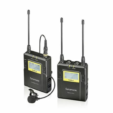 Set De Micrófono De Solapa Saramonic Uwmic9 Tx9 + Rx9 Uhf Wireless