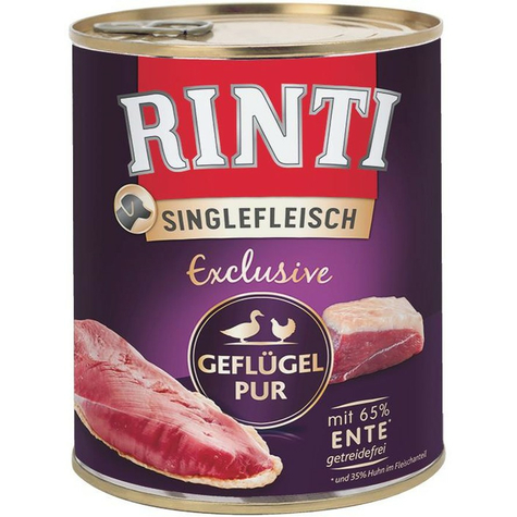 Rinti Single Meat Exclusive Pure Poultry 800g