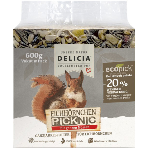 Delicia Squirrel Picnic - Envases Al Vacío 0,6kg