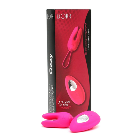 Dorr - Ozzy - Rabbit Egg Vibrator + Lay-On Vibrator - Rosa