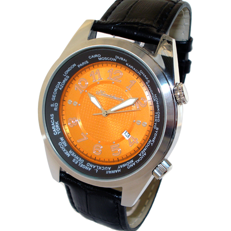 Reloj De Hombre Heinrichssohn Gdansk Orange Hs1003o
