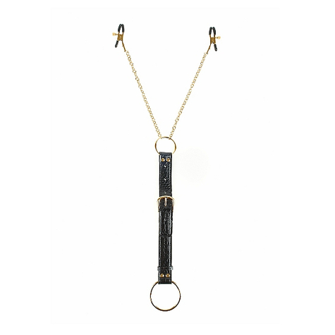 Nipple Clamps Cock Rings : Cockring & Nipple Clamps Gold