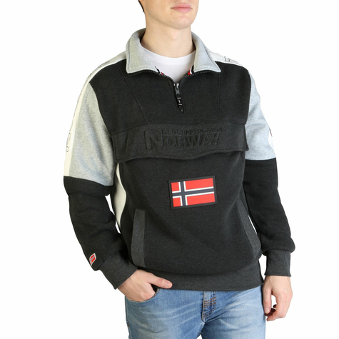 Sudaderas Geographical Norway Hombre Fagostino007_Man_Dkgrey