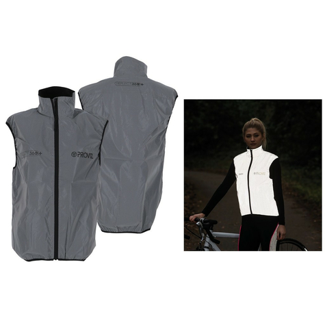 Proviz Reflect360+ Bike Vest Women Full Reflective/Grey Gr. 34          
