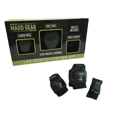 Juego De Protectores Madd Gear Negro, Gr. S Junior                   