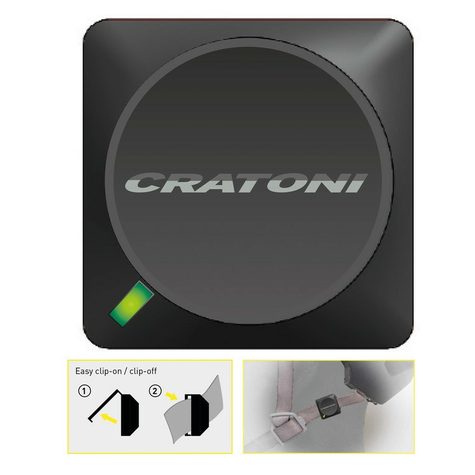 Crash Sensor Cratoni C-Safe             Passend F. Jeden Cratoni Helm           