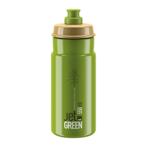 Botella De Agua Elite Jet Green 550ml, Verde/Oliva                        