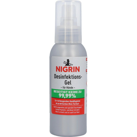 Gel Desinfectante Para Manos Nigrin 100 Ml                        