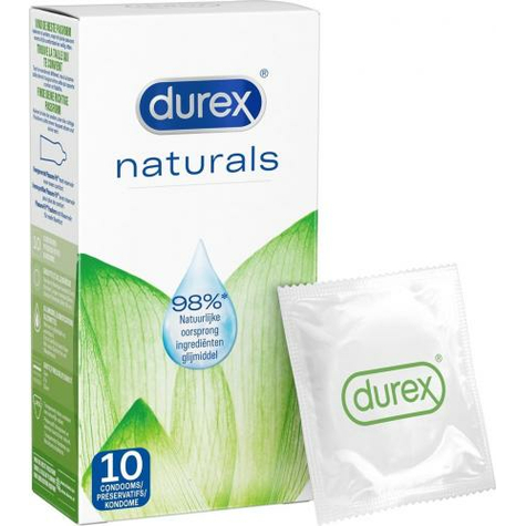Condones Durex Naturals - 10 Unidades