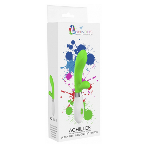 Achilles - Silicona Ultra Suave - 10 Velocidades - Verde