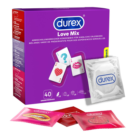 Preservativos Durex Love Mix 40s