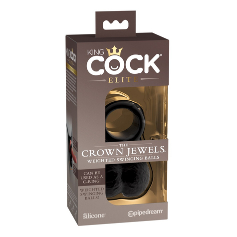 Cock Ring With Testicles Kce Tcj Weighted Swinging Ball