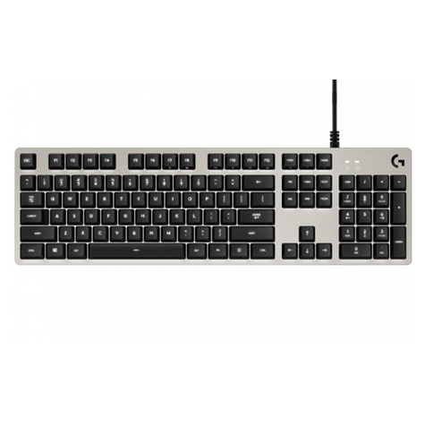 Logitech G413 Gaming Keyboard Mecánico, Plata