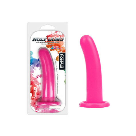 Love Toy - Holy Dong Consolador Mediano 13.5 Cm - Rosa