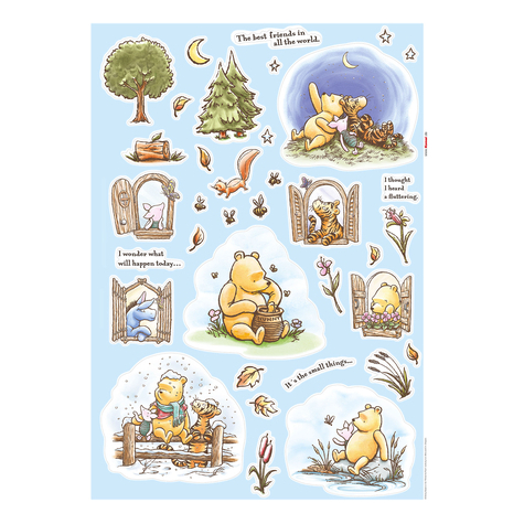 Wall Tattoo - Winnie The Pooh Adventures - Size 50 X 70 Cm