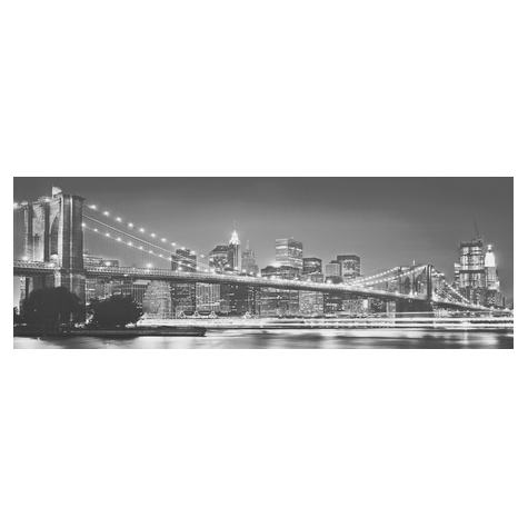 Papel Pintado Foto - Puente De Brooklyn - Tamaño 368 X 127 Cm