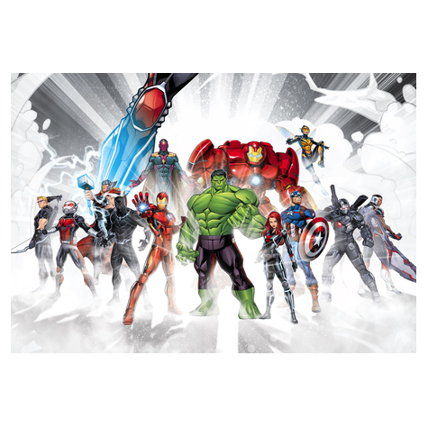 Papel Pintado Foto - Avengers Unite - Tamaño 368 X 254 Cm