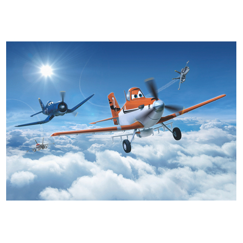 Papel Pintado Foto - Aviones Sobre Las Nubes - Tamaño 368 X 254 Cm
