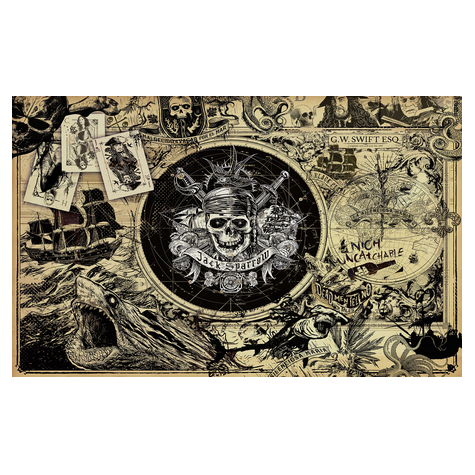 Non-Woven Wallpaper - Pirates Of The Caribbean 5 - Size 400 X 250 Cm