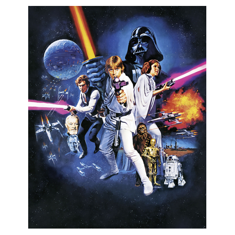 Papel Pintado Foto  - Star Wars Poster Classic 1 - Formato 200 X 250 Cm