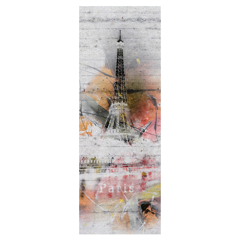 Non-Woven Wallpaper - Paris - Size 100 X 280 Cm