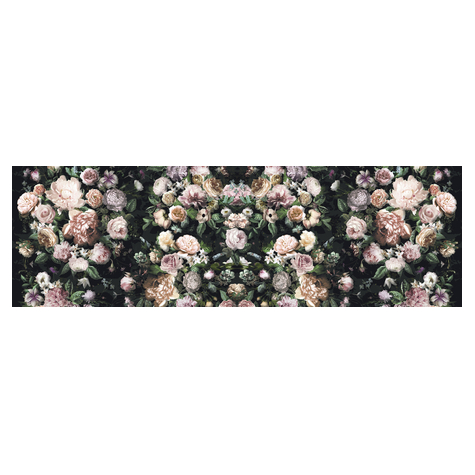 Non-Woven Wallpaper - Victoria Black - Size 800 X 250 Cm