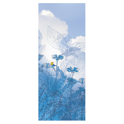 Papel Pintado Foto  - Panel Cielo Azul - Formato 100 X 250 Cm