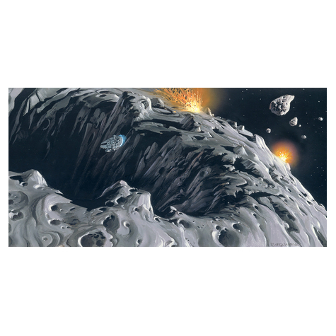 Papel Pintado Foto  - Star Wars Classic Rmq Asteroid - Tamaño 500 X 250 Cm