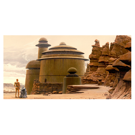 Papel Pintado Foto  - Star Wars Classic Rmq Jabba's Palace - Tamaño 500 X 250 Cm