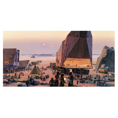 Papel Pintado Foto  - Star Wars Classic Rmq Java Market - Tamaño 500 X 250 Cm