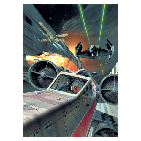 Papel Pintado Foto  - Star Wars Classic Death Star Trench Run - Tamaño 200 X 280 Cm