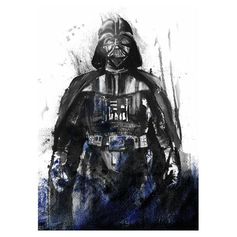 Papel Pintado Foto  - Star Wars Acuarela Vader - Tamaño 200 X 280 Cm