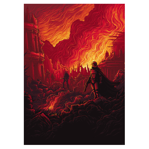 Non-Woven Wallpaper - Star Wars First Order Purge - Size 200 X 280 Cm