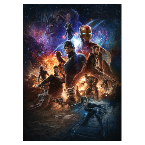 Non-Woven Wallpaper - Avengers Battle Of Worlds - Size 200 X 280 Cm