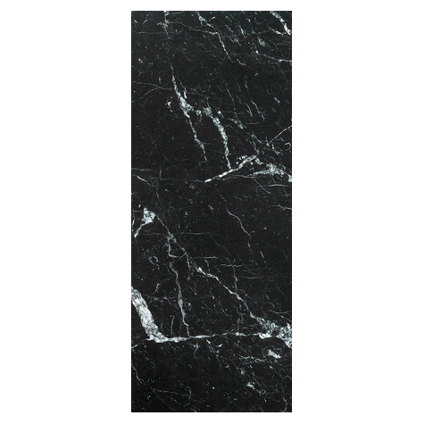 Non-Woven Wallpaper - Marble Nero Panel - Size 100 X 250 Cm
