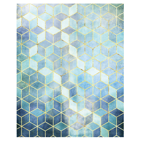 Papel Pintado Foto  - Mosaico Azzuro - Formato 200 X 250 Cm