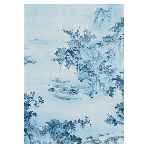 Papel Pintado Foto  - Azul China - Tamaño 200 X 280 Cm