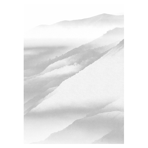 Papel Pintado Foto  - White Noise Mountain - Tamaño 200 X 280 Cm