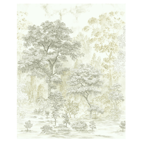 Non-Woven Wallpaper - Noble Trees - Size 200 X 250 Cm
